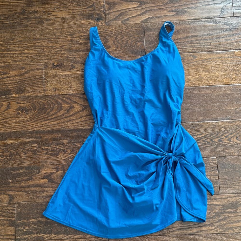 Source Unknown Blue Women's Swim One Piece